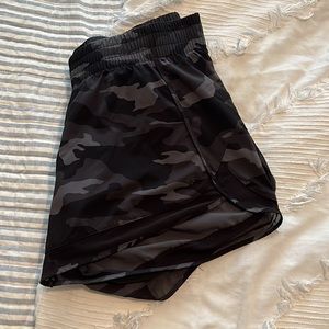 Athleta Running Shorts (Camo print)